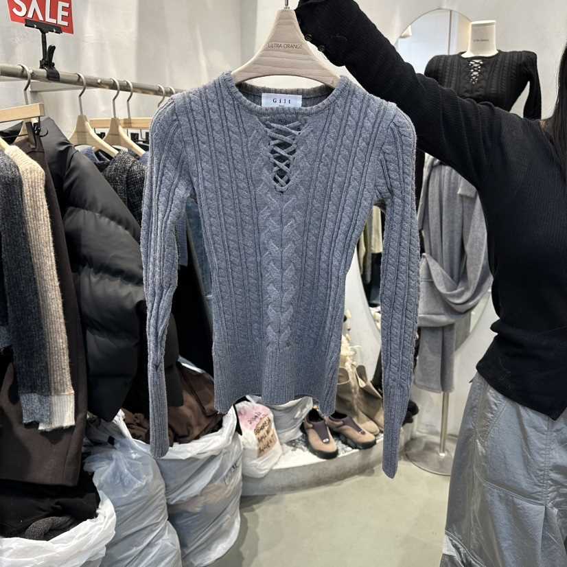 ULTRAORANGE韓國直郵㊣女士新品推薦真品時尚人氣職業針織衫GILT/ULTRAORANGE針織衫