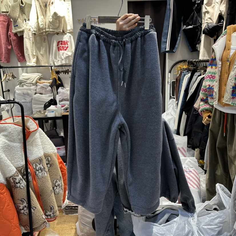 YESFREE韓國代購㊣女士新款時尚職業人氣推薦真品休閑褲加絨YESFREE休閑褲