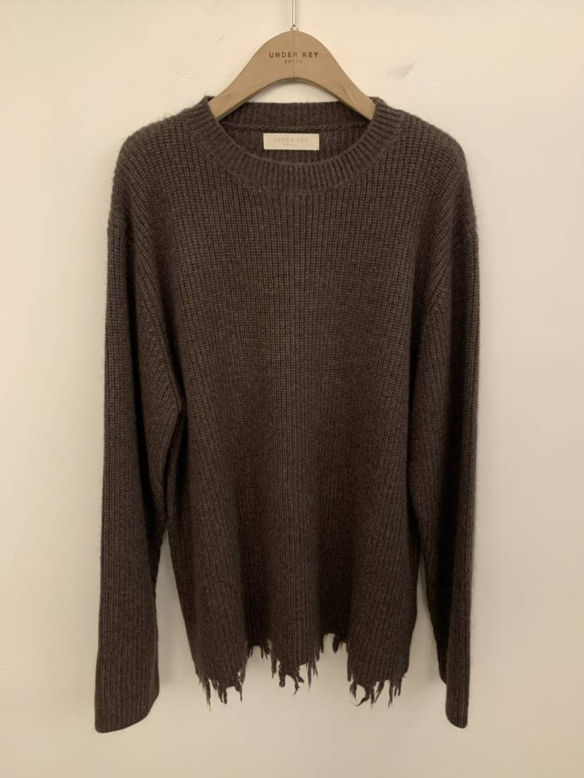 UNDER KEY東大門㊣實拍女裝新款休閑時尚推薦熱賣針織衫羊毛UNDER KEY針織衫