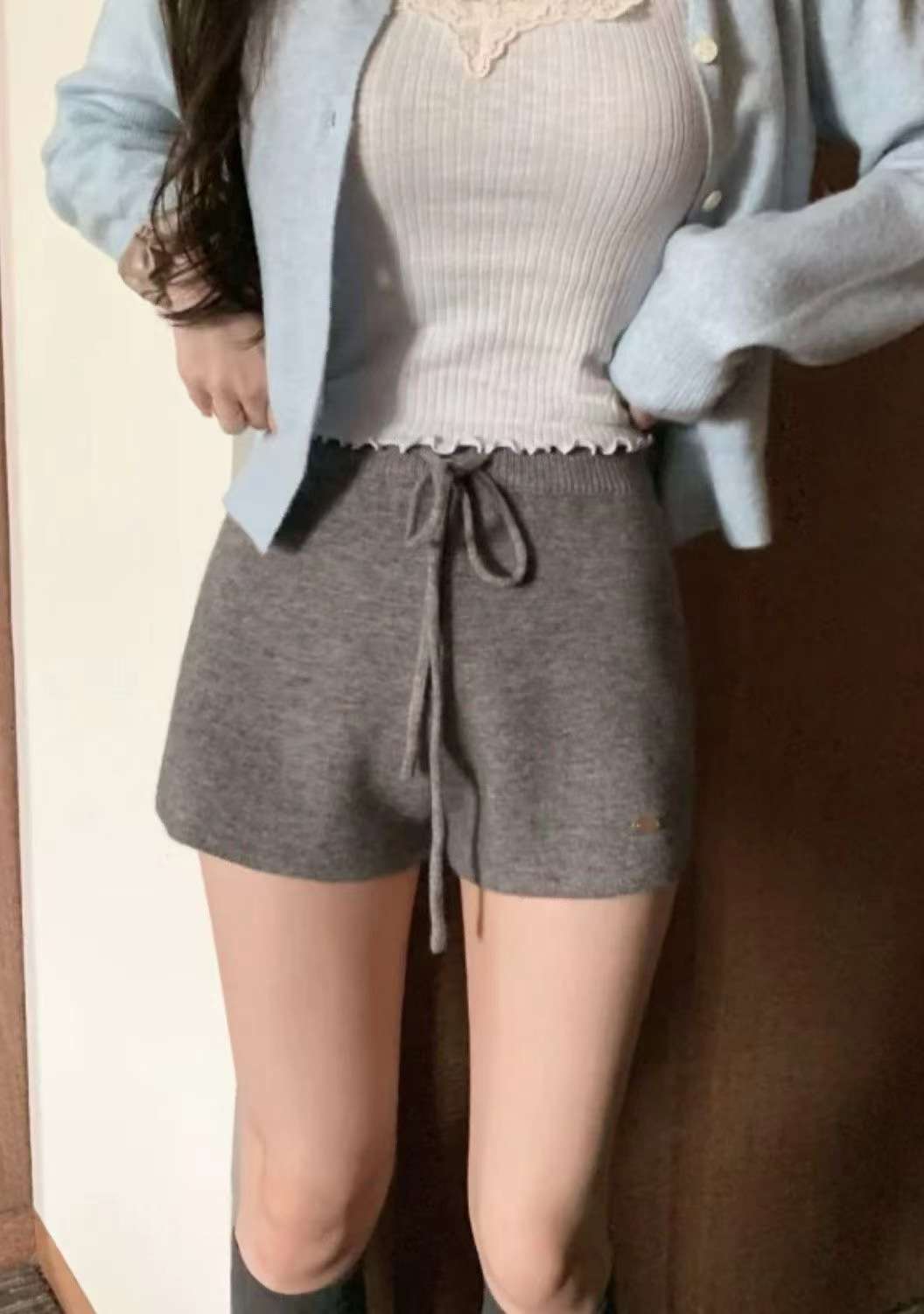 COVENT東大門㊣實拍女裝新品真品人氣職業休閑25秋冬時尚短褲COVENT短褲