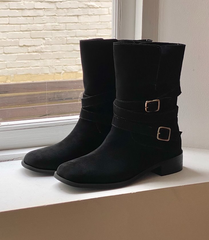 OPPA東大門㊣代購女裝新款25秋冬職業休閑真品熱賣人氣靴子OPPA靴子