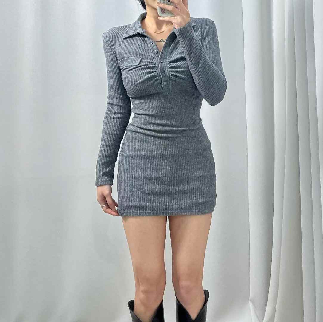 BOY MEET GIRL-T東大門㊣代購女裝新款推薦25秋冬連衣裙BOY MEET GIRL-T連衣裙