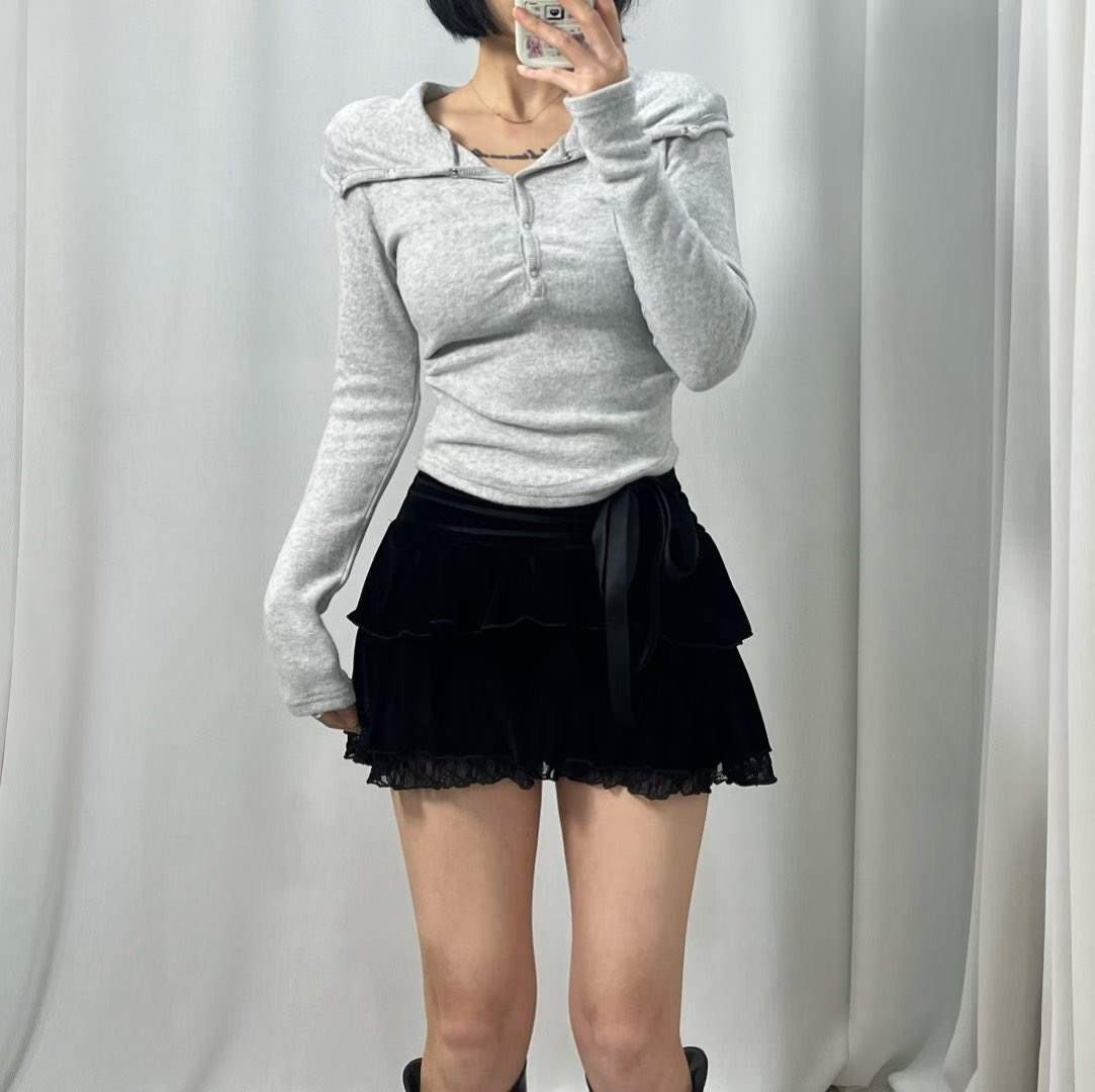 BOY MEET GIRL-T東大門㊣實拍女士新款時尚長袖T恤柔軟兜帽BOY MEET GIRL-T長袖T恤