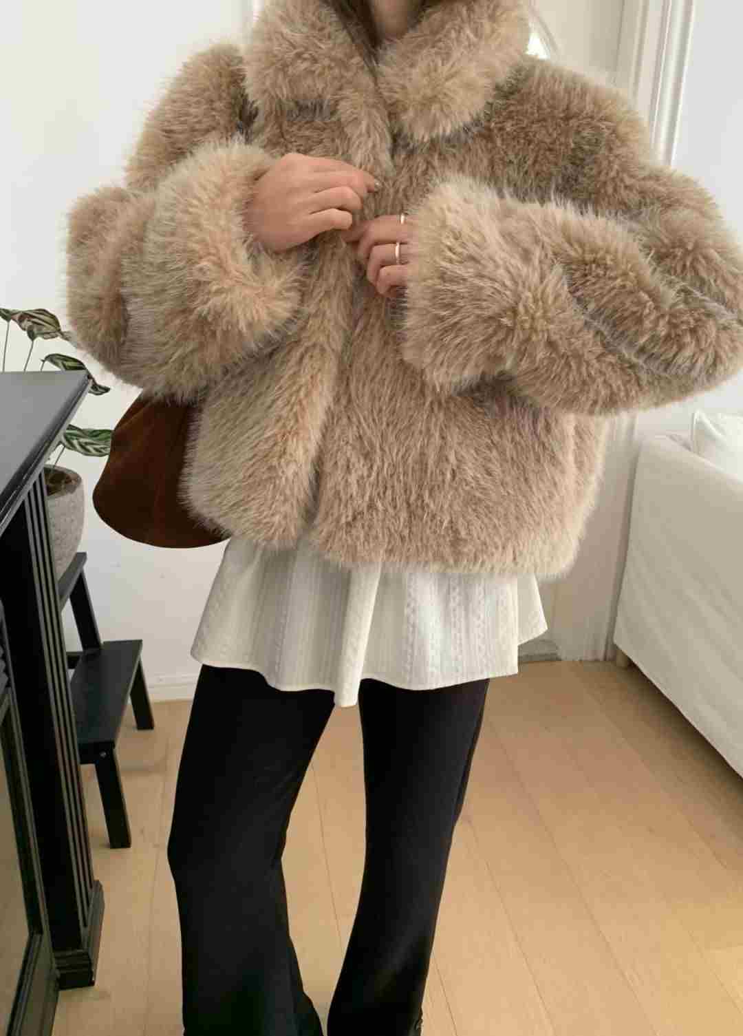 MELLOUNGE-멜라운지-T東大門㊣代購女裝新款人氣短款大衣MELLOUNGE-T短款大衣