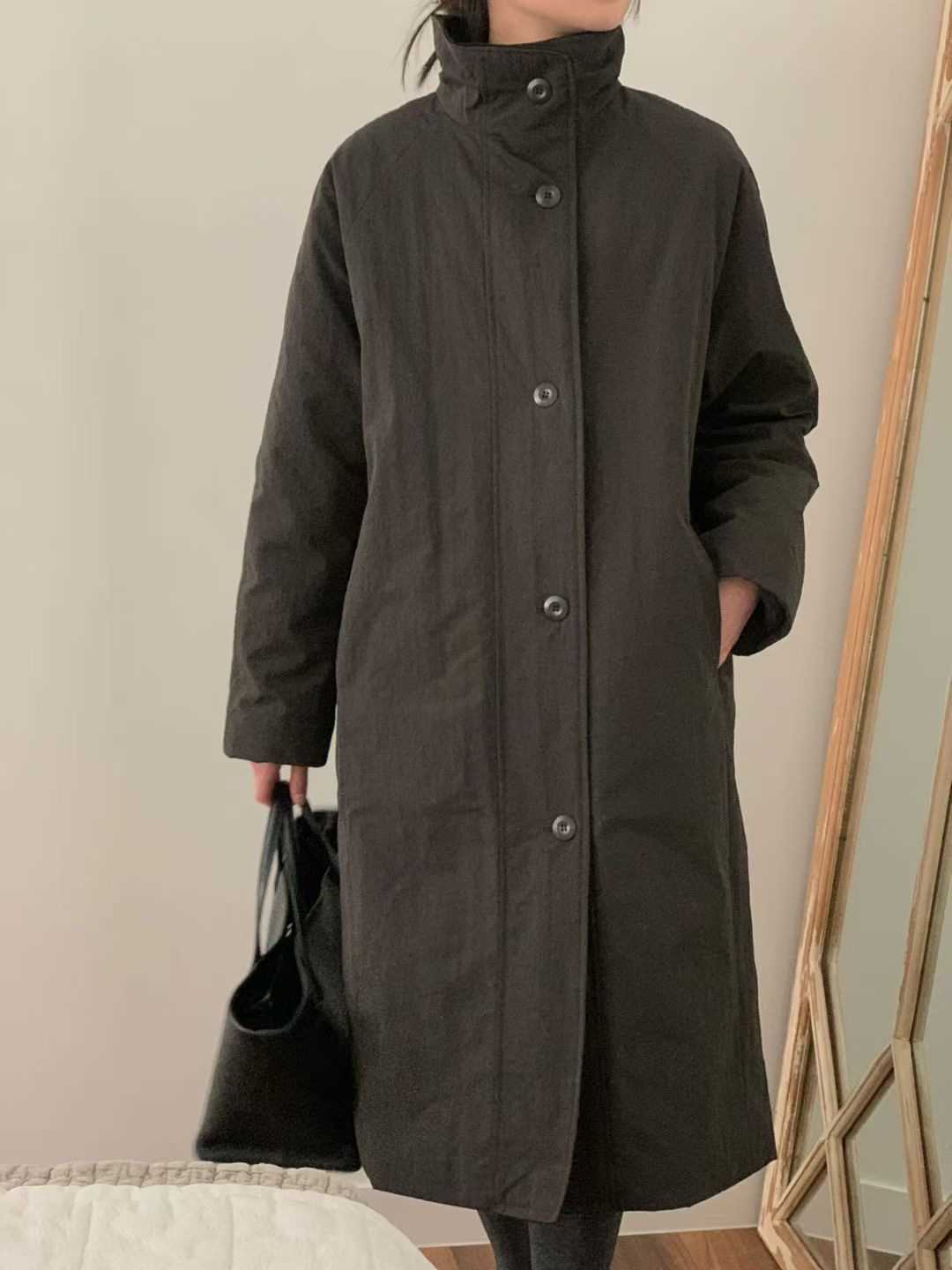 LURE東大門㊣實拍女士新款25秋冬真品推薦人氣休閑中長款大衣LURE中長款大衣