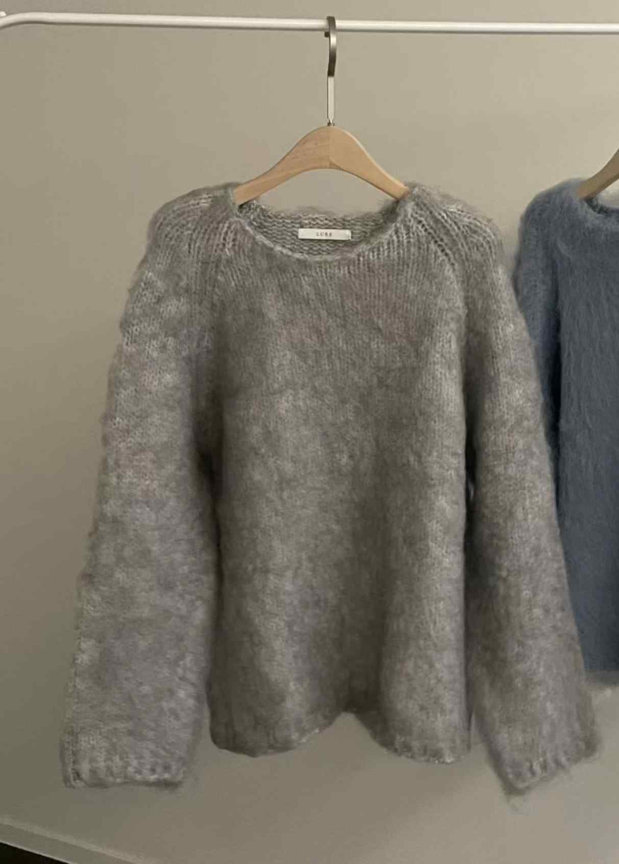 LURE韓國直郵㊣女裝新款時尚25秋冬熱賣推薦職業休閑針織衫LURE針織衫