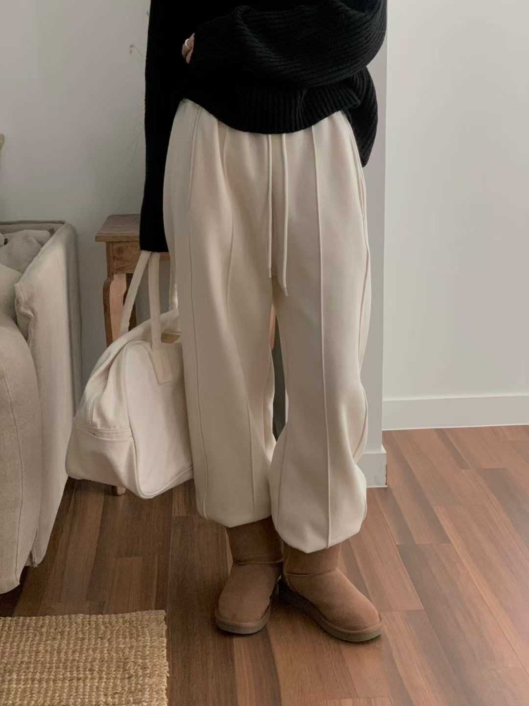 LURE東大門㊣代購女裝新款人氣職業熱賣25秋冬休閑時尚休閑褲LURE休閑褲