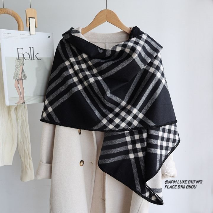 N3東大門㊣實拍女裝新款職業推薦真品25秋冬熱賣休閑圍巾披肩N3圍巾/披肩