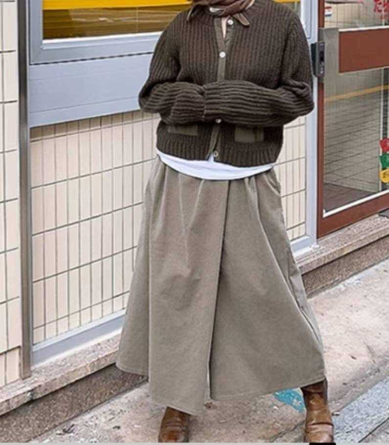 COMES-컴즈-OT韓國直郵㊣女裝新品人氣真品職業休閑褲裹身裙COMES-ot休閑褲