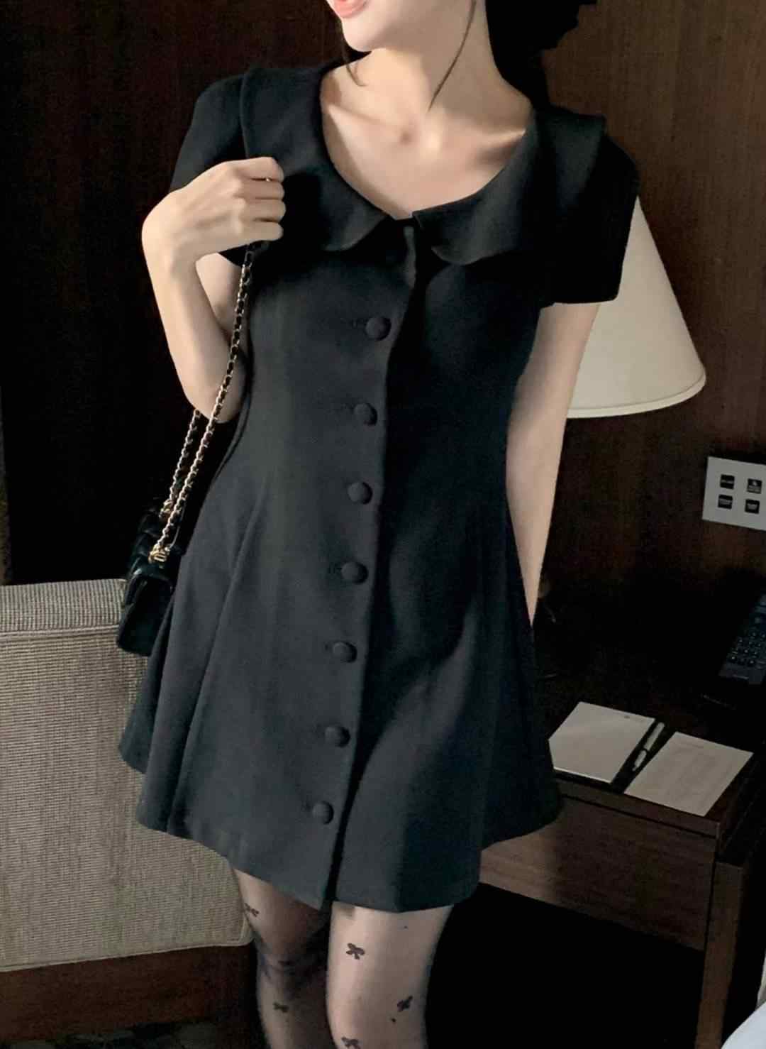 DRY FLOWER東大門㊣直郵女士新品熱賣職業真品人氣推薦連衣裙DRY FLOWER連衣裙