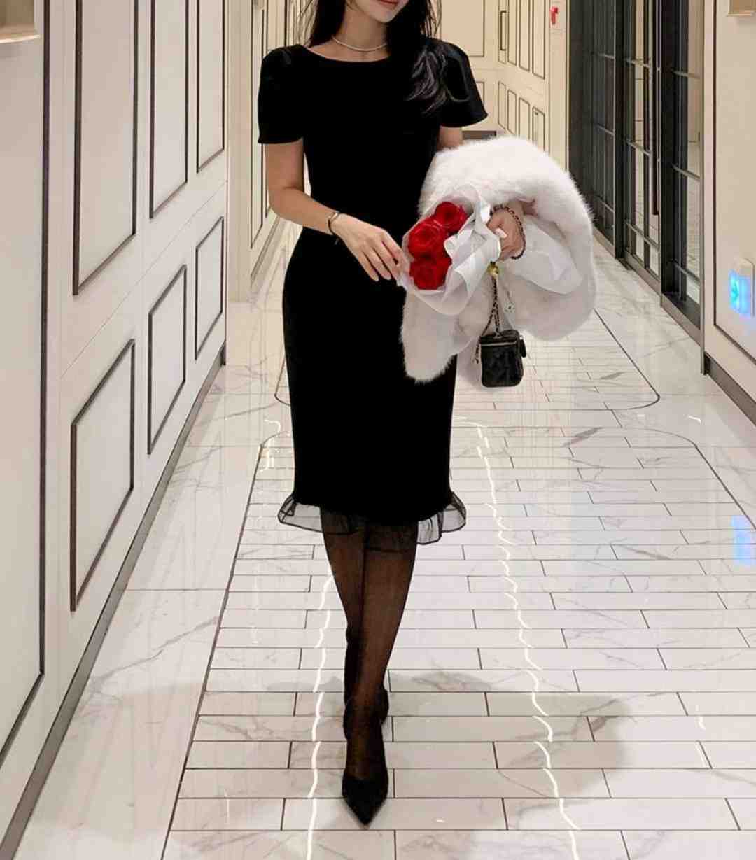 DRY FLOWER東大門㊣代購女士新款真品熱賣人氣時尚休閑連衣裙DRY FLOWER連衣裙