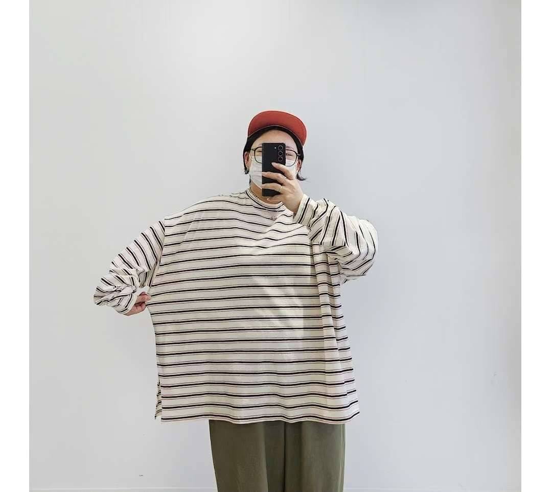 REALBLACK東大門㊣實拍女裝新款25秋冬職業休閑推薦長袖T恤REALBLACK長袖T恤