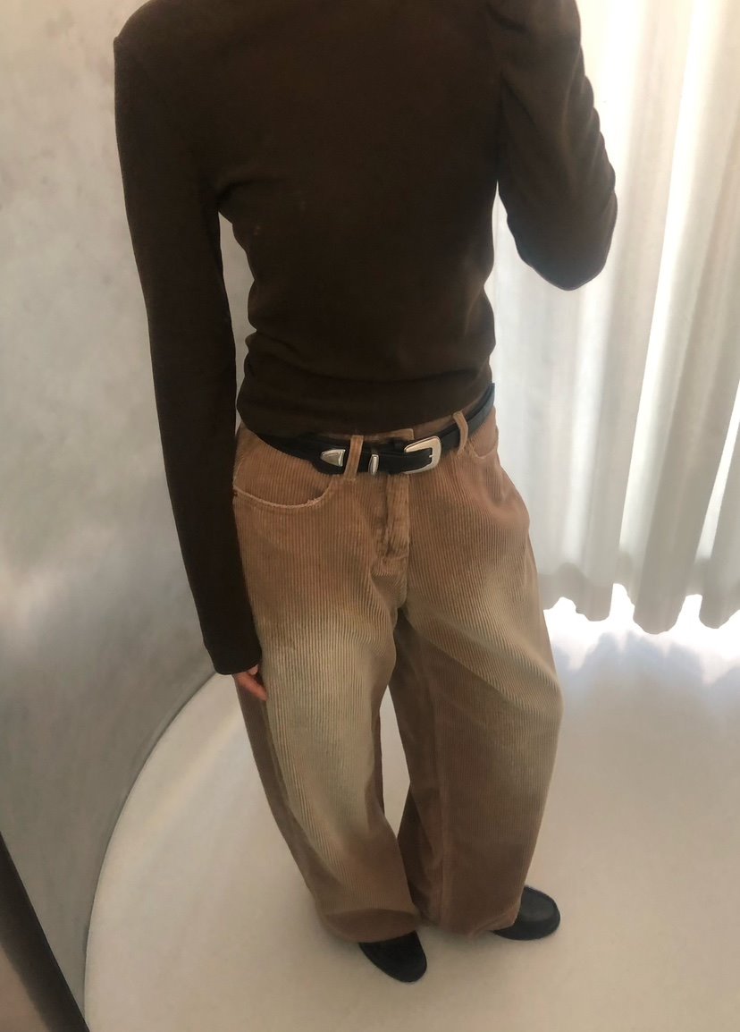 FIFO東大門㊣直郵女裝新款真品人氣25秋冬時尚休閑褲不含腰帶FIFO休閑褲