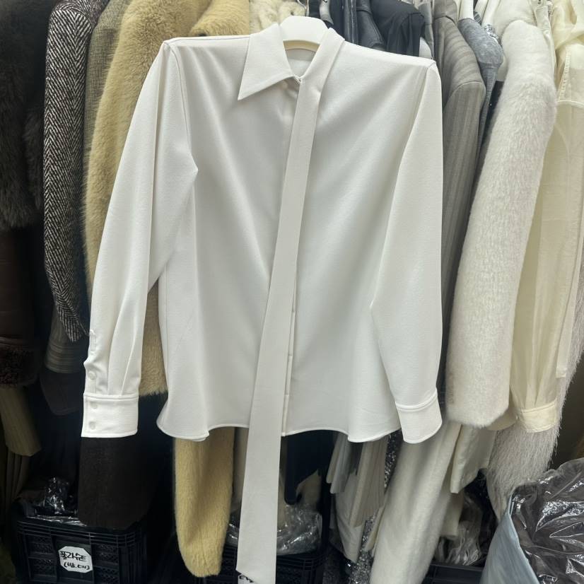 ONEBYTWO東大門㊣直郵女士新款熱賣休閑推薦襯衫蕾絲衫圍巾ONE BY TWO襯衫/蕾絲衫