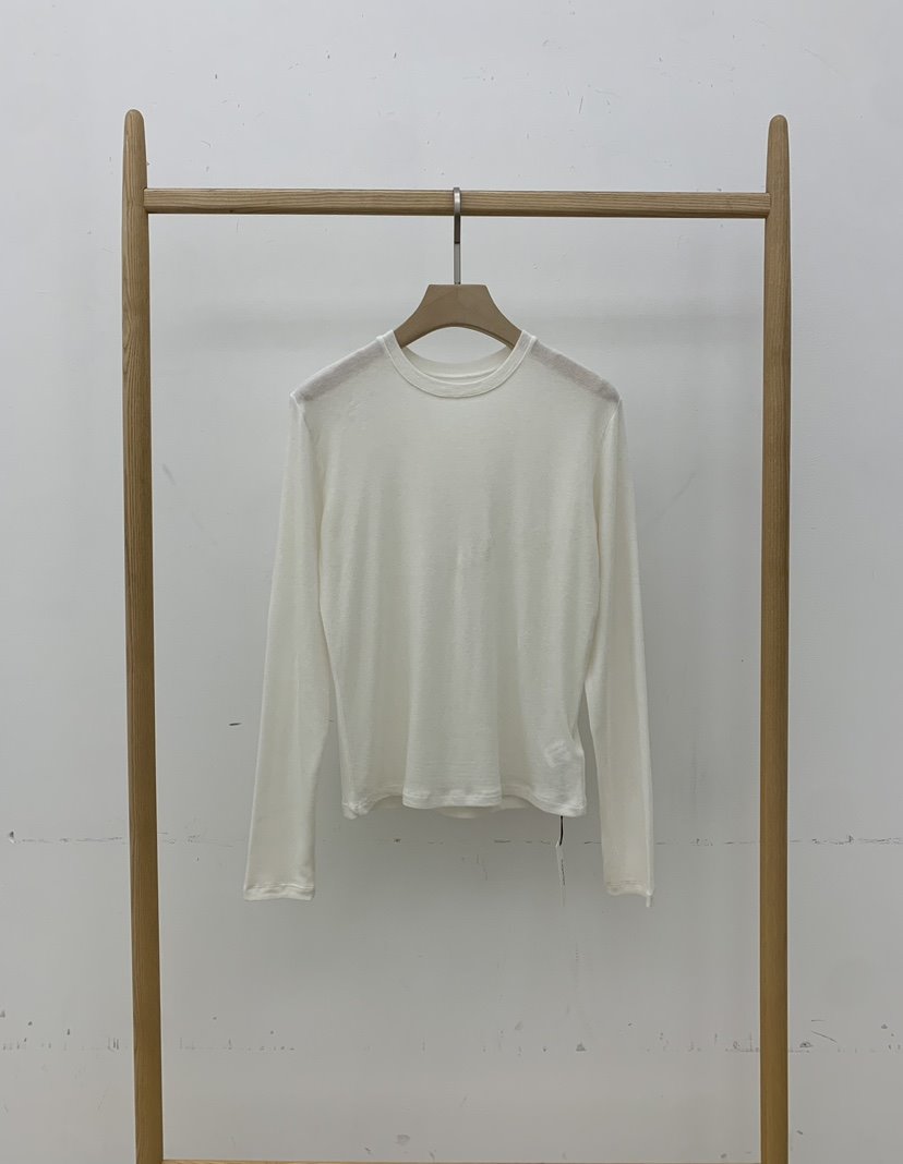 B_GARDER東大門㊣直郵女裝新款休閑熱賣職業人氣長袖T恤絲綢B.GARDER長袖T恤