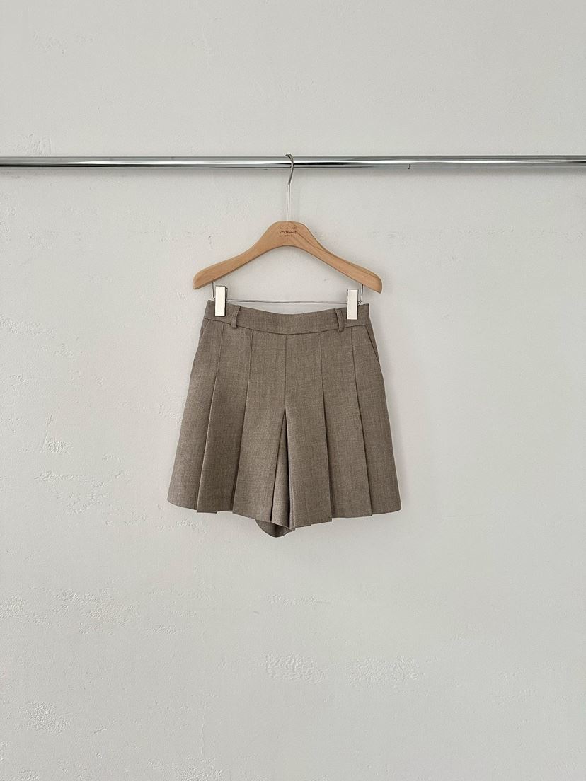 2ND GATE東大門㊣代購女裝新款25秋冬真品時尚推薦短褲褶裥2ND GATE短褲