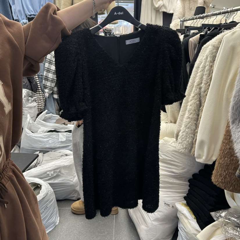 A-DEL韓國代購㊣女裝新品時尚25秋冬休閑推薦職業熱賣連衣裙A-DEL連衣裙