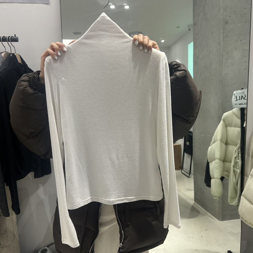 MOMENT東大門㊣代購女裝新品25秋冬休閑人氣熱賣職業長袖T恤MOMENT/RECOVER長袖T恤