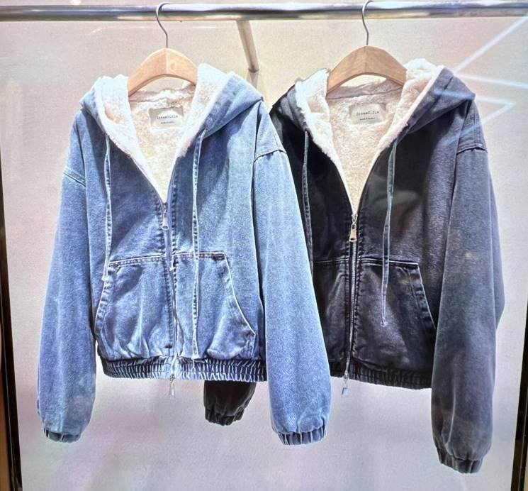 HOT PLACE韓國代購㊣女士新品休閑真品推薦時尚人氣夾克毛皮HOT PLACE_ISSUE/DREAM GIRIS夾克