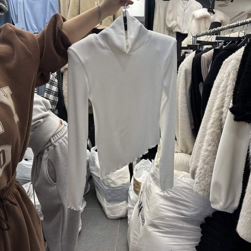 A-DEL東大門㊣代購女士新品休閑職業熱賣人氣推薦25秋冬長袖T恤A-DEL長袖T恤