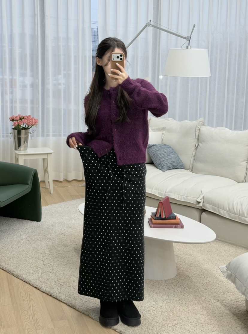 EOMPIT東大門㊣直郵女裝新款25秋冬推薦時尚職業休閑人氣長裙EOMPIT長裙