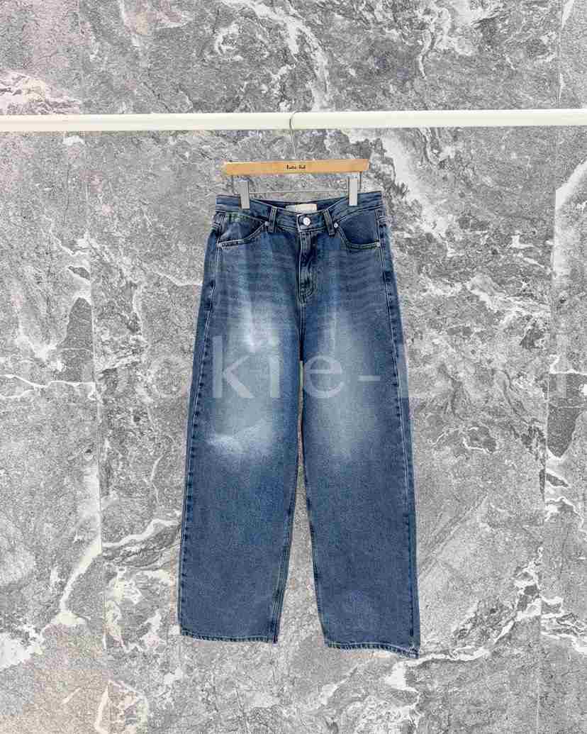 ROOKIE BUD東大門㊣代購女士新款人氣25秋冬休閑牛仔褲羊毛ROOKIE BUD-L牛仔褲