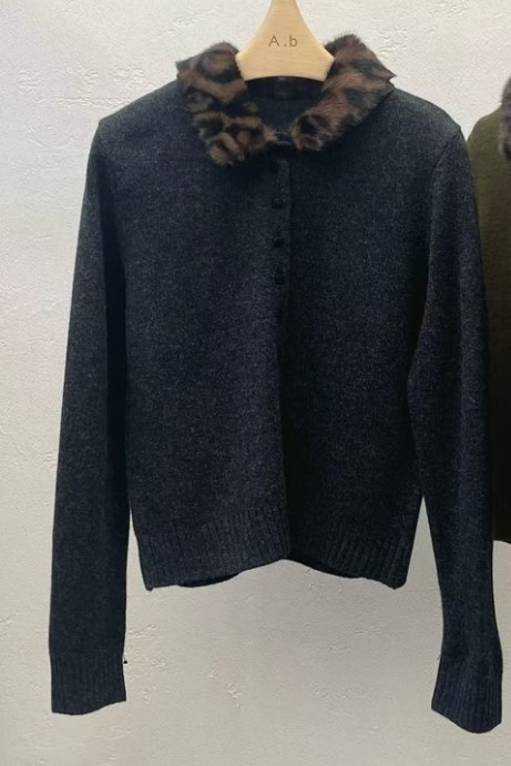 AUTUMN BEIGE-Q東大門㊣代購女裝新品休閑職業真品25秋冬毛衣A.b/AUTUMN BEIGE毛衣