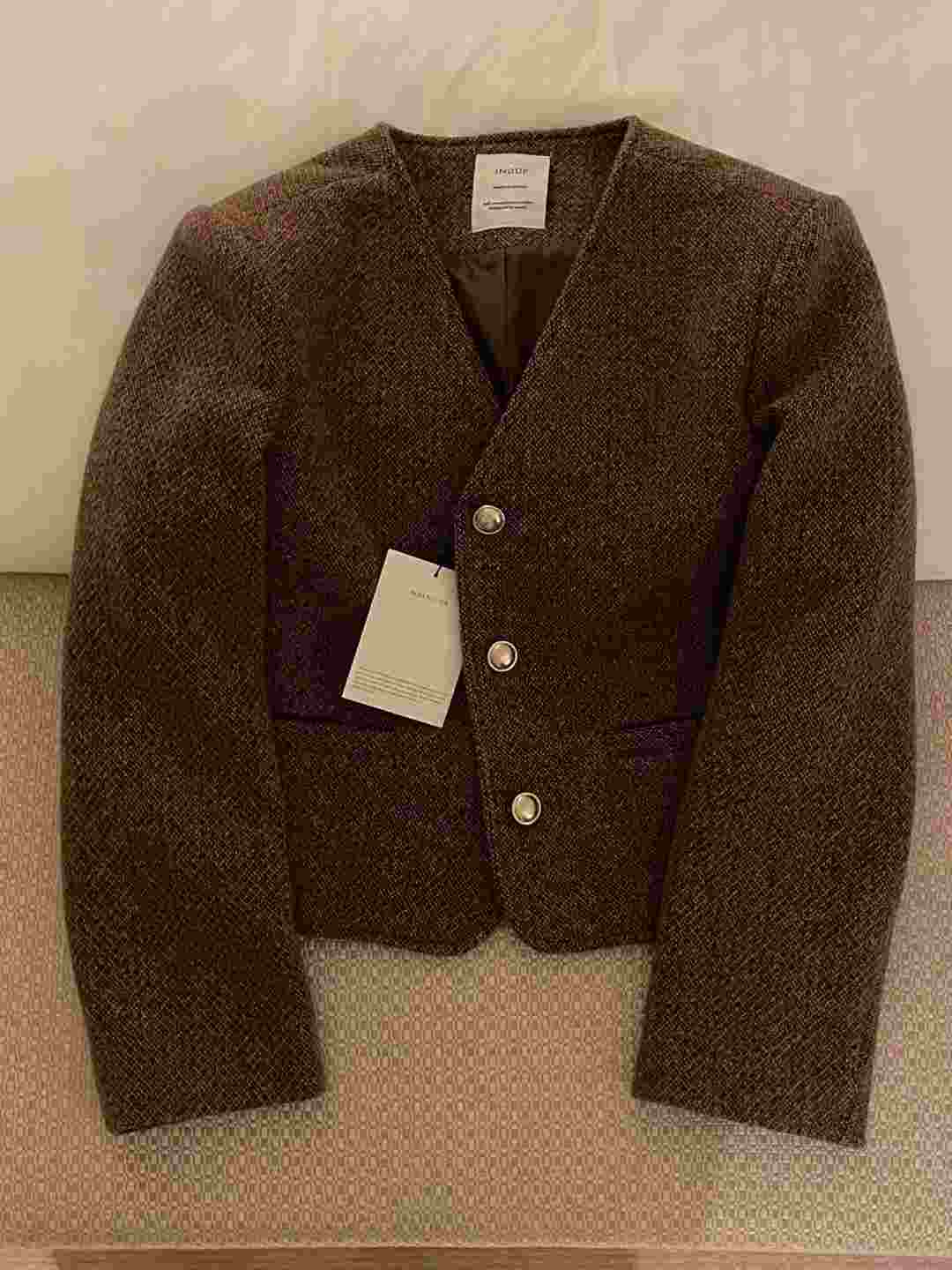 INOUF東大門㊣實拍女士新款推薦人氣熱賣25秋冬職業休閑夾克INOUF/FLUTTER夾克