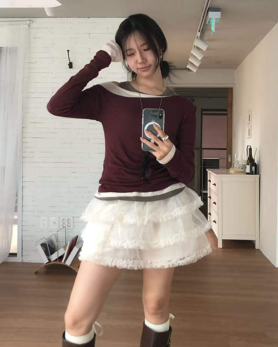 ANAG東大門㊣直郵女裝新款職業25秋冬休閑推薦時尚人氣短裙anag/OPENING TITLE短裙