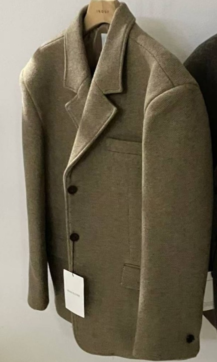 INOUF東大門㊣直郵女士新款休閑25秋冬熱賣時尚推薦夾克人字紋INOUF/FLUTTER夾克