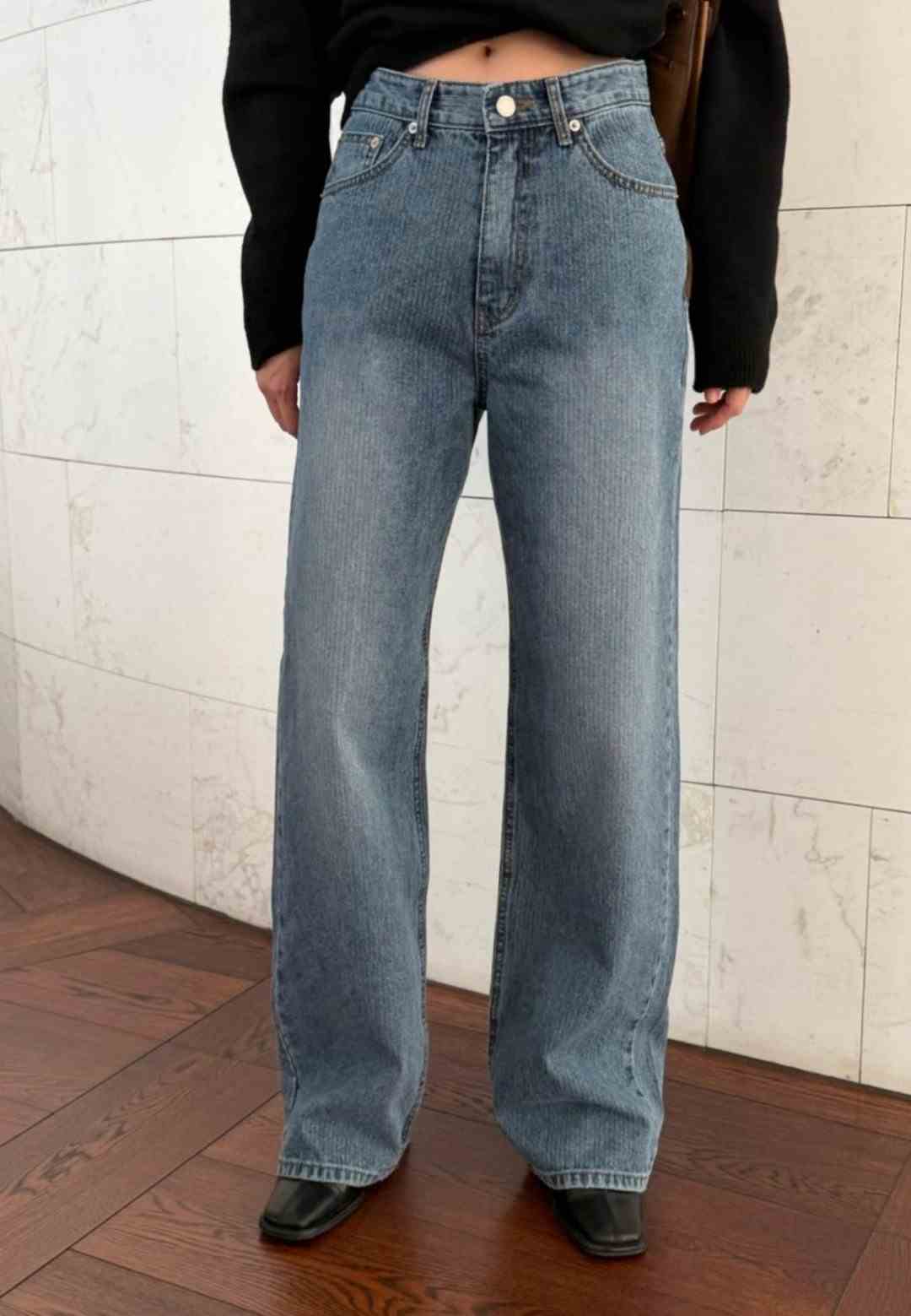 IMHERE東大門㊣直郵女士新款人氣熱賣25秋冬時尚職業牛仔褲IMHERE牛仔褲