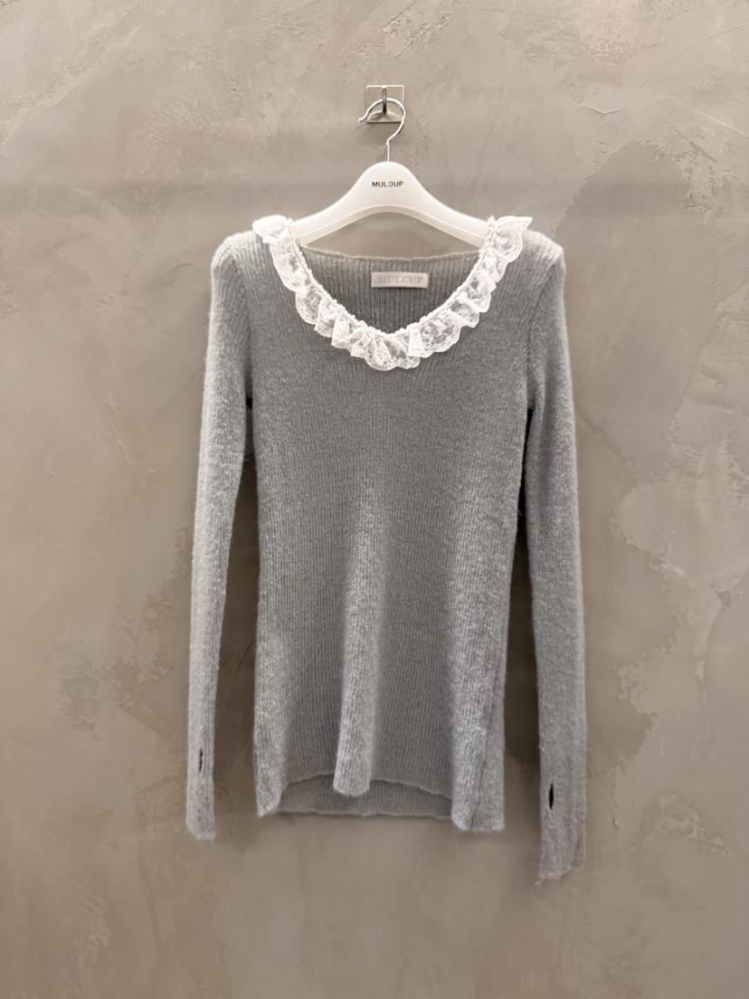 MULCUP韓國代購㊣女士新品人氣推薦時尚熱賣休閑真品針織衫MULCUP針織衫