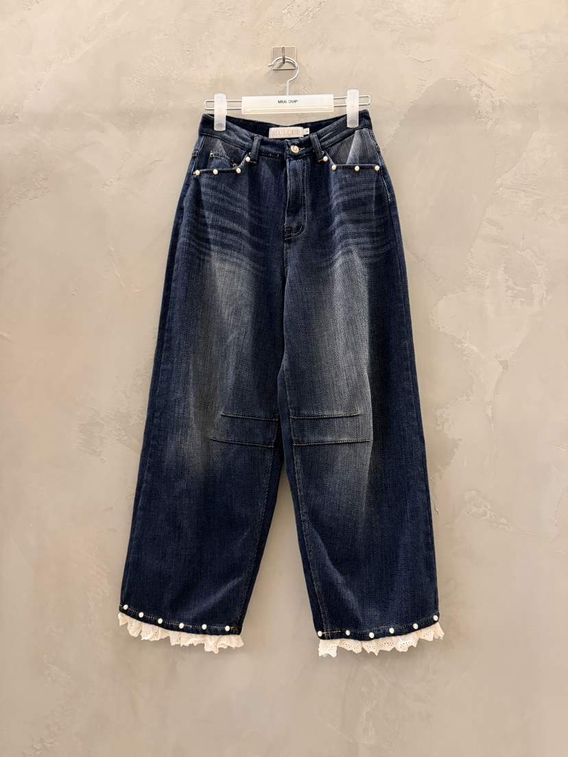 MULCUP東大門㊣代購女裝新款熱賣真品25秋冬推薦職業牛仔褲MULCUP牛仔褲