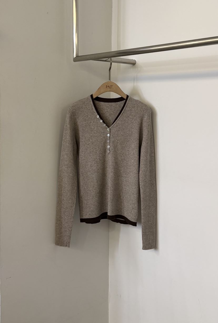 TWENTY FOUR SEVEN24-7東大門㊣直郵女裝新款25秋冬針織衫TEWNTY FOUR SEVEN24-7針織衫