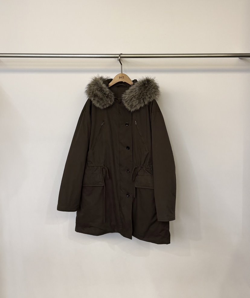 TWENTY FOUR SEVEN24-7韓國直郵㊣女士新款時尚短款羽絨服毛領可拆可拆卸TEWNTY FOUR SEVEN24-7短款羽絨服