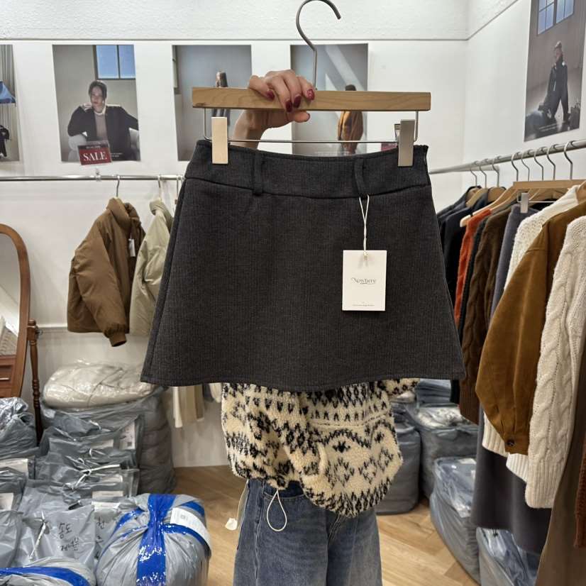 NOWHERE東大門㊣實拍女士新品職業真品人氣25秋冬熱賣時尚裙褲NOWHERE裙褲