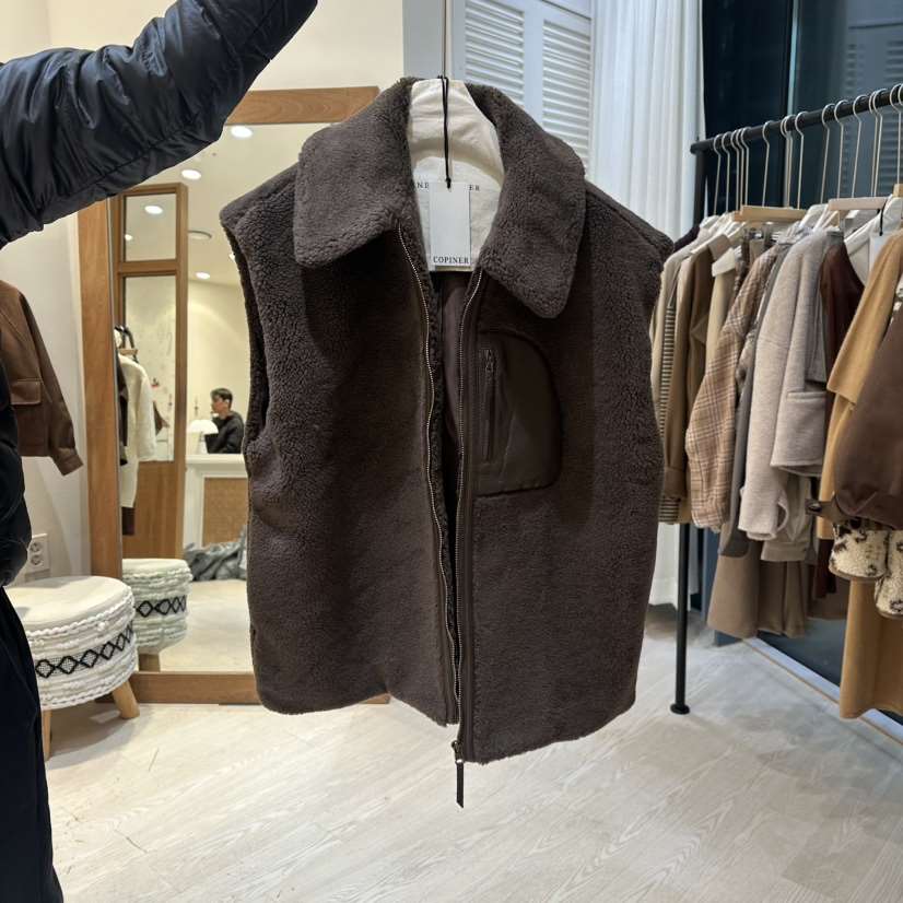 COPINER東大門㊣直郵女士新品休閑時尚推薦熱賣真品25秋冬馬甲COPINER馬甲