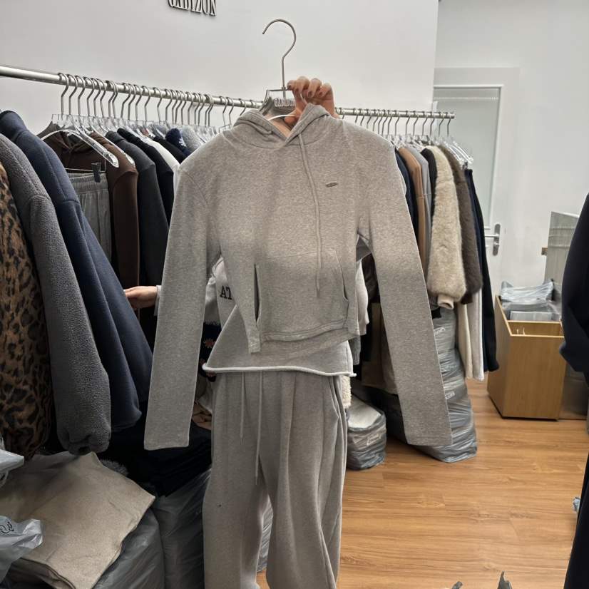 GABIZON韓國代購㊣女士新品休閑推薦時尚衛衣連帽衫加絨羊毛GABIZON衛衣