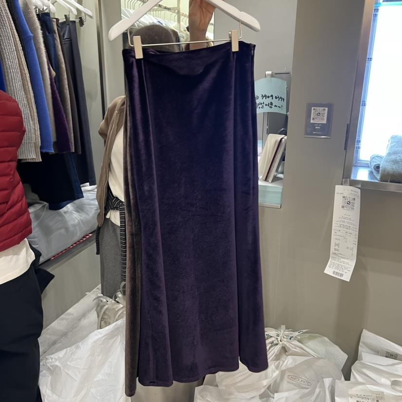 FAVE/FAVOURITE韓國直郵㊣女士新品真品休閑職業25秋冬長裙FAVE/FAVOURITE長裙