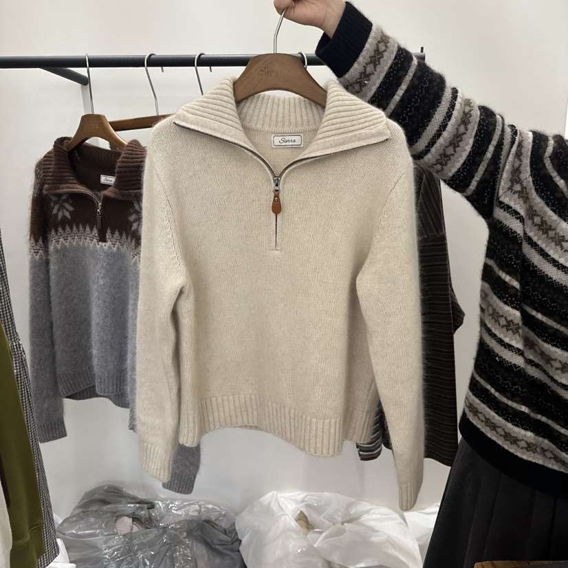 SIERRA東大門㊣直郵女裝新品時尚休閑推薦25秋冬人氣真品毛衣SIERRA毛衣
