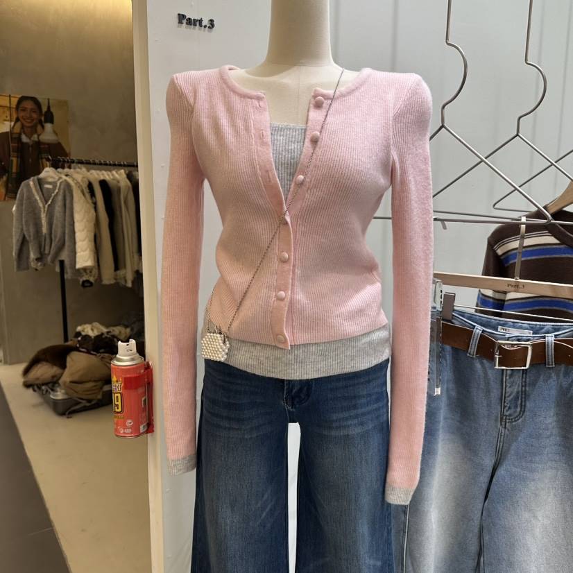 PART3東大門㊣直郵女士新品人氣推薦時尚針織衫不含飾品假兩件Part.3針織衫