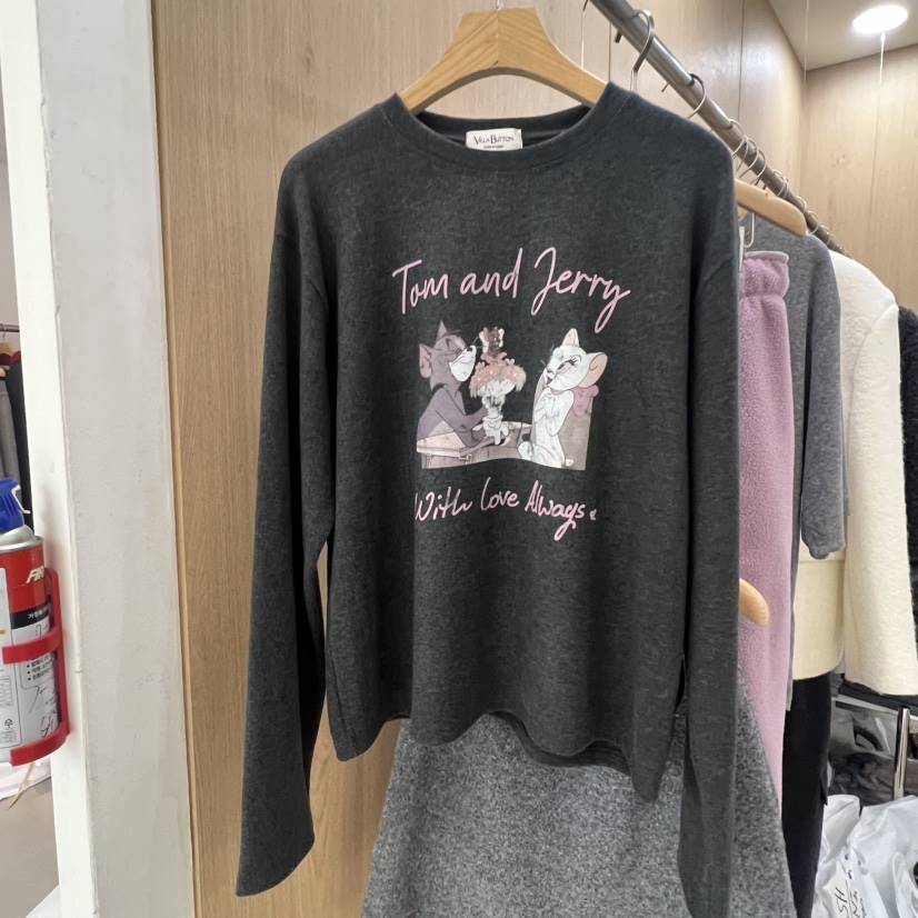 VILLABUTTON東大門㊣直郵女裝新款休閑真品熱賣職業長袖T恤VILLABUTTON長袖T恤