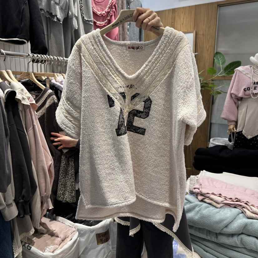 MARI CO韓國代購㊣女士新品熱賣時尚真品推薦休閑25秋冬T恤MARI COT恤