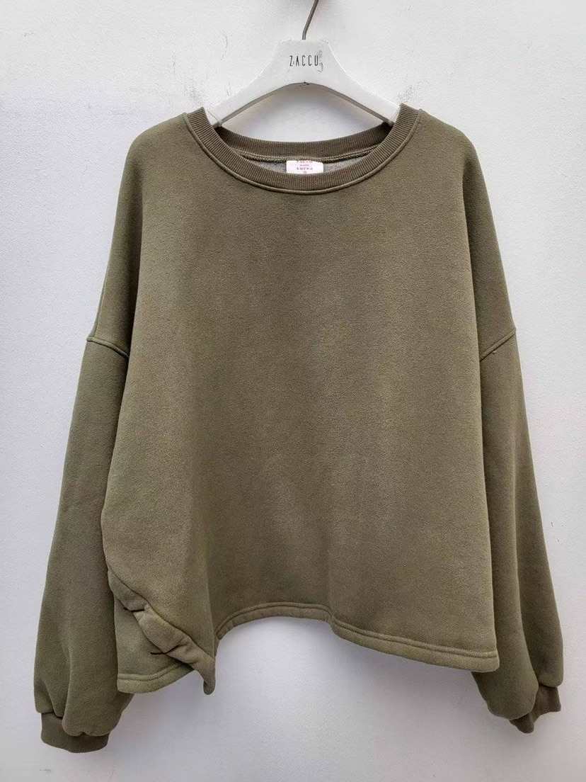 ZACCU韓國直郵㊣女裝新品熱賣推薦人氣時尚職業休閑衛衣加絨ZACCU衛衣