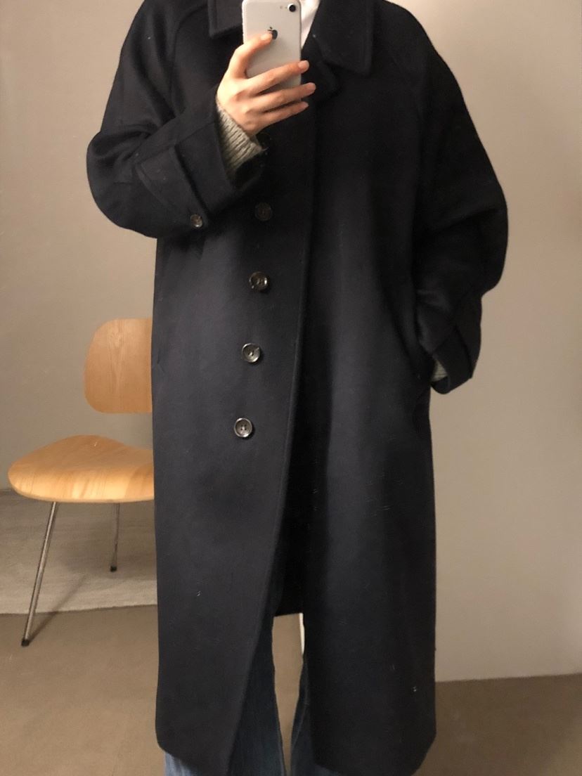 NOPROBLEM東大門㊣實拍女士新款熱賣時尚中長款大衣Sale羊毛NOPROBLEM中長款大衣