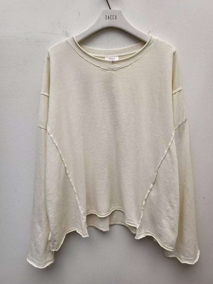 ZACCU東大門㊣直郵女裝新款人氣25秋冬推薦休閑時尚長袖T恤ZACCU長袖T恤