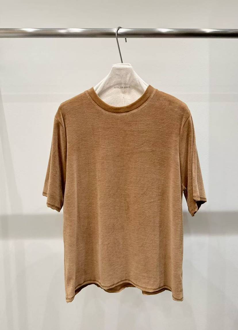 BINUS韓國代購㊣女士新品熱賣25秋冬推薦人氣職業休閑時尚T恤BINUST恤