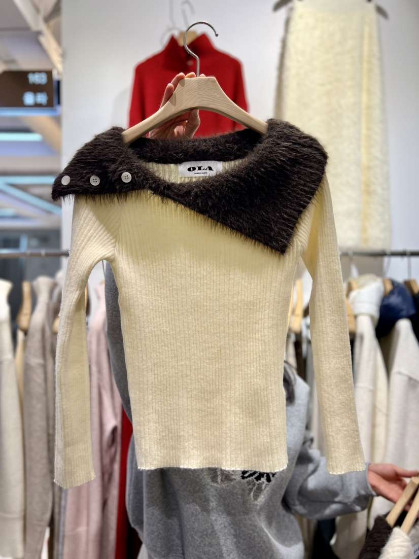 OLA東大門㊣直郵女士新品時尚休閑人氣職業25秋冬熱賣針織衫mellor/OLA針織衫