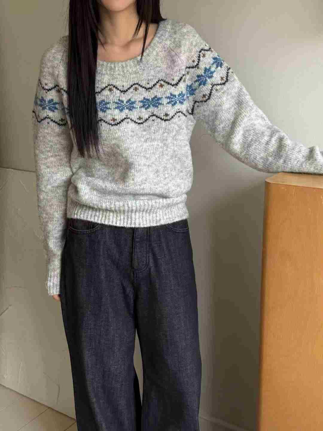 SALT.B東大門㊣直郵女裝新品時尚推薦25秋冬職業人氣熱賣毛衣SALT.B毛衣