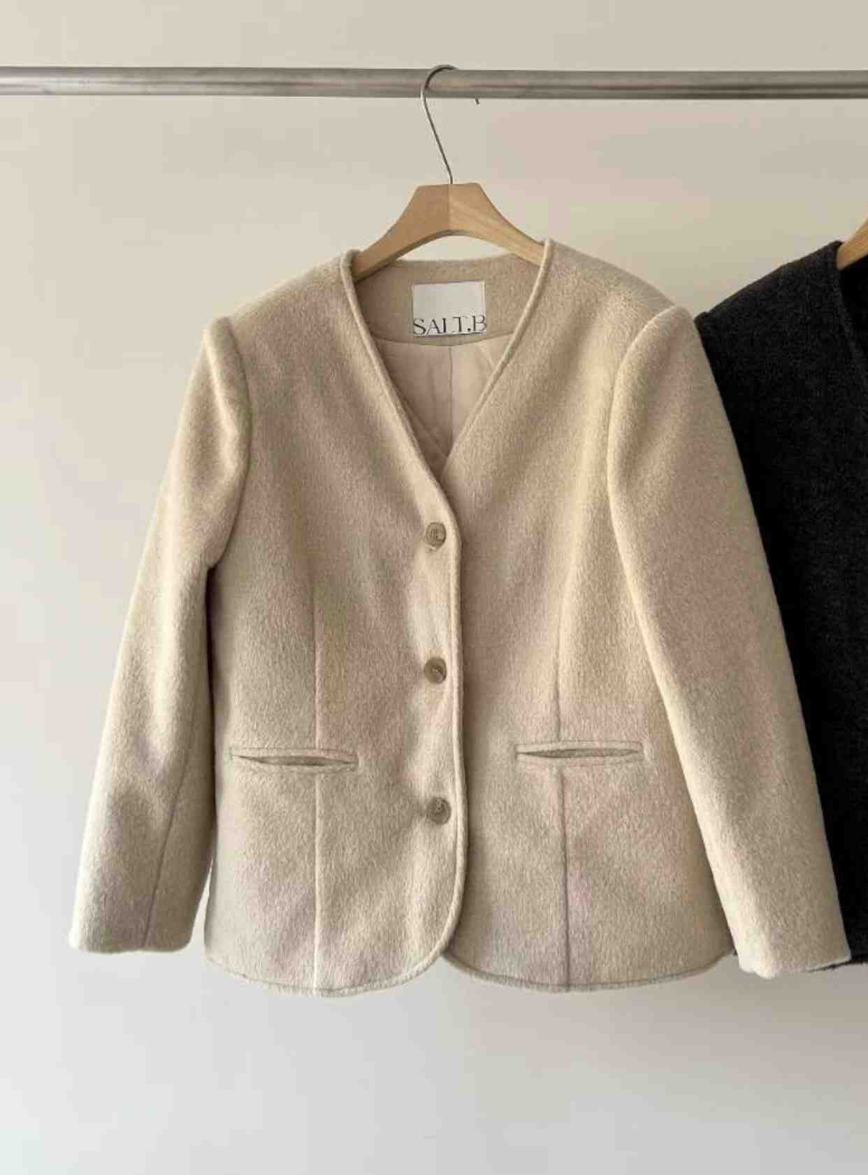 SALT.B韓國代購㊣女裝新品人氣職業25秋冬推薦真品休閑夾克SALT.B夾克